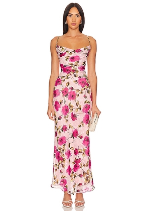MORE TO COME Haylo Maxi Dress in Pink. Size XS.