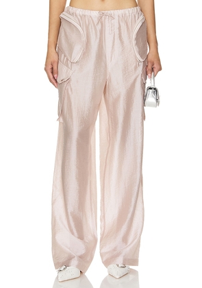 Lovers and Friends Tia Cargo Pant in Taupe. Size L, S, XL, XS, XXS.