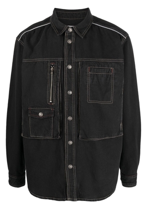 MARANT multiple-pockets shirt jacket - Black