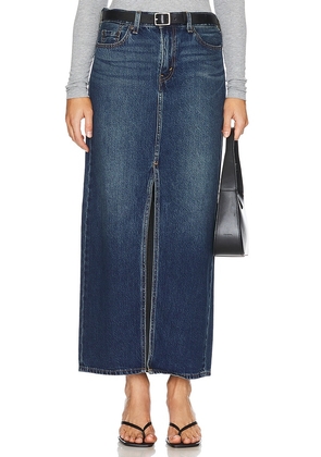 LEVI'S Ankle Column Skirt in Blue. Size 25, 26, 27, 28, 29, 30, 31.