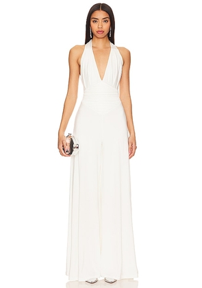 Zhivago Day For Night Jumpsuit in White. Size 10, 4.