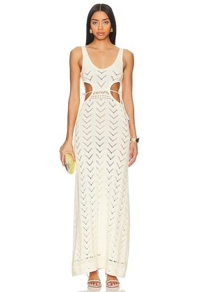 Tularosa Andros Dress in Ivory. Size M.