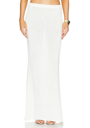 SER.O.YA Kora Skirt in White. Size M, XL, XXL.