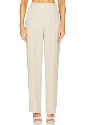 SPANX Crepe Trouser in Beige. Size M, S, XL/1X, XS.