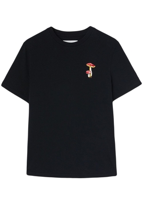 Jil Sander motif-embroidered cotton T-shirt - Black