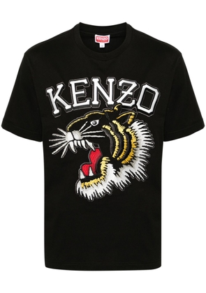 Kenzo Tiger Varsity cotton T-shirt - Black