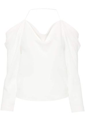 IRO Poani off-shoulder draped blouse - White