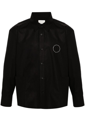 Craig Green Circle cotton shirt - Black