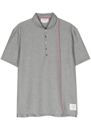 Thom Browne RWB Stripe cotton polo shirt - Grey