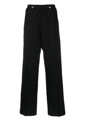 Versace Medusa-embellished straight trousers - Black