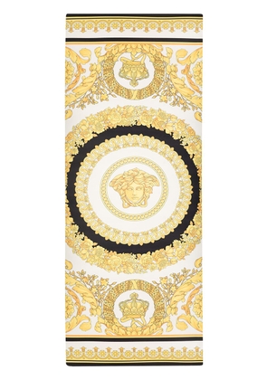 Versace I Love Baroque-print yoga mat - White