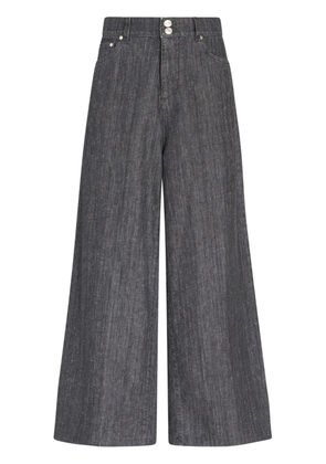 ETRO high-rise wide-leg jeans - Grey
