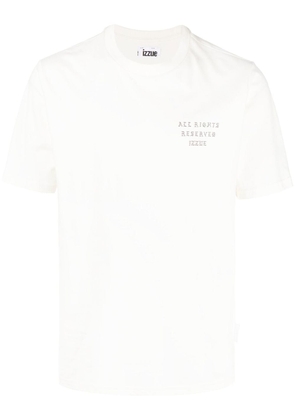 izzue graphic-print cotton T-Shirt - White