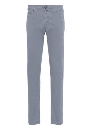 Jacob Cohën Bard gabardine trousers - Grey