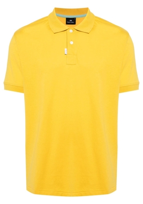 PS Paul Smith logo-tag cotton polo shirt - Yellow