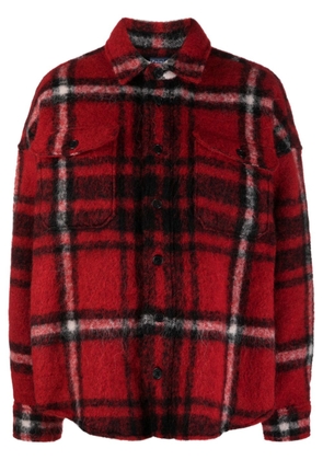 Polo Ralph Lauren plaid-check pattern brushed shirt - Red