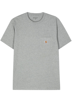 Carhartt WIP Pocket appliqué-logo T-shirt - Grey