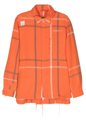 A-COLD-WALL* x Timberland® checked overshirt - Orange