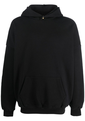 Fear Of God pouch-pocket cotton hoodie - Black