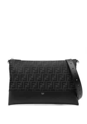 FENDI FF pattern shoulder bag - Black