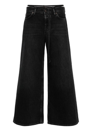 Acne Studios 2004 low-rise wide-leg jeans - Black