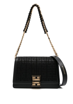 Givenchy medium 4G-embroidered shoulder bag - Black