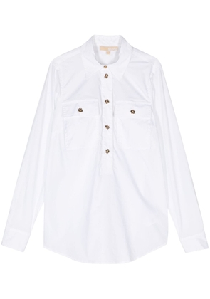 Michael Michael Kors collared poplin blouse - White