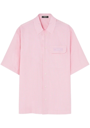 Versace Contrasto oxford shirt - Pink