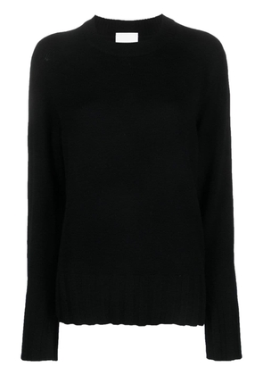 Allude ribbed-detail crew-neck jumper - Black