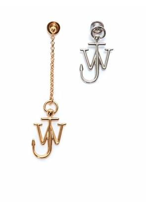JW Anderson asymmetric anchor earrings - Gold