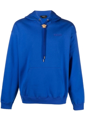 Versace La Medusa cotton hoodie - Blue