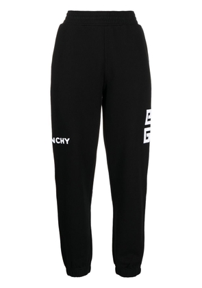 Givenchy logo-patch cotton track pants - Black