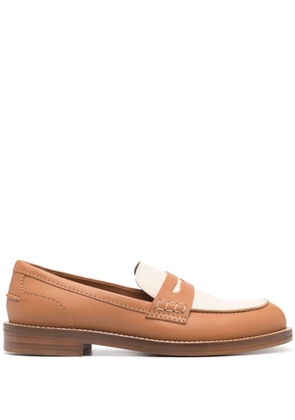 Cenere GB Pip Ranch two-tone loafers - Brown