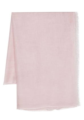 Faliero Sarti Tobia frayed-edge scarf - Pink