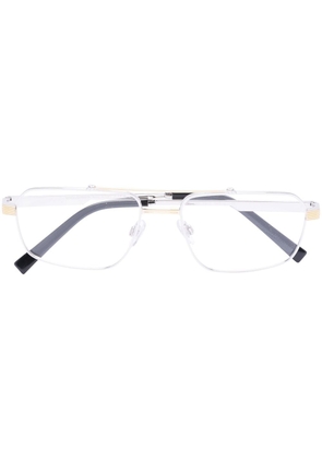 Dolce & Gabbana Eyewear double-bridge glasses - Silver