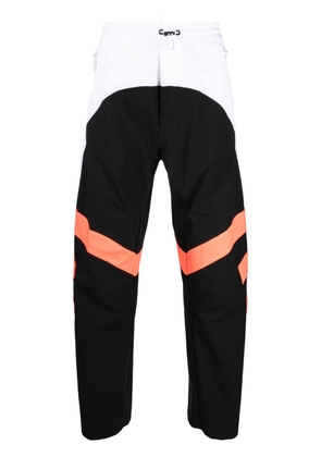 Dsquared2 colour-block wide-leg track pants - Black