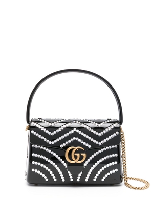 Gucci Broadway crystal-embellished tote bag - Black