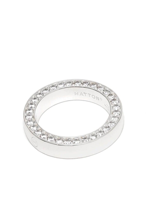 Hatton Labs logo-engraved band ring - Silver