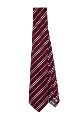 Paul Smith striped silk tie - Red