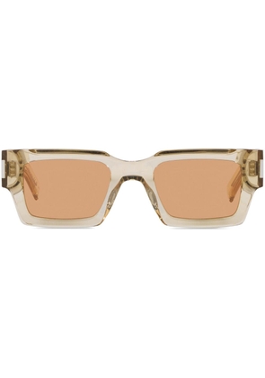 Saint Laurent Eyewear SL 572 square-frame sunglasses - Yellow
