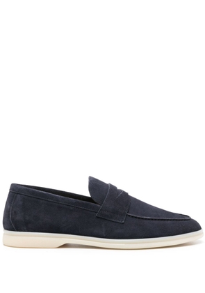 Scarosso Luciano suede penny loafers - Blue