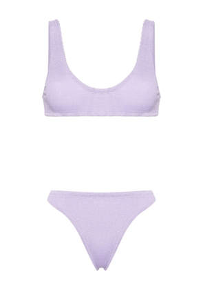 MC2 Saint Barth crinkled bandeau bikini - Purple