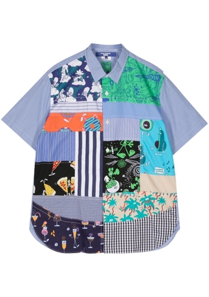Junya Watanabe MAN x Lousy Livin patchwork shirt - Blue