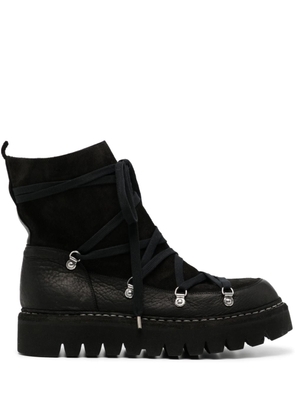 Guidi lace-up ankle boots - Black