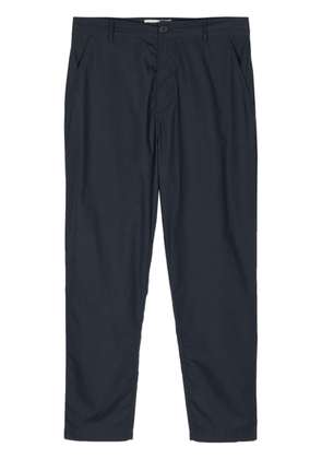 Universal Works mid-rise tapered trousers - Blue