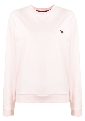 PS Paul Smith zebra-motif cotton sweatshirt - Pink