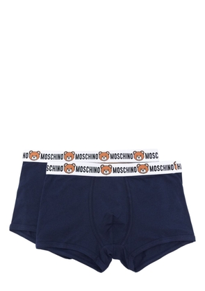 Moschino Teddy Bear-motif boxers (pack of two) - Blue