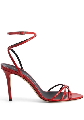 Giuseppe Zanotti Amiila leather sandals - Red