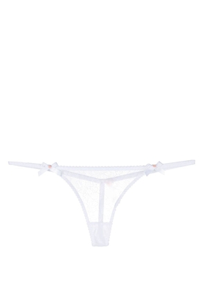 Agent Provocateur Lorna lace thong - White