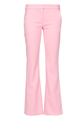 Balmain flared crepe trousers - Pink